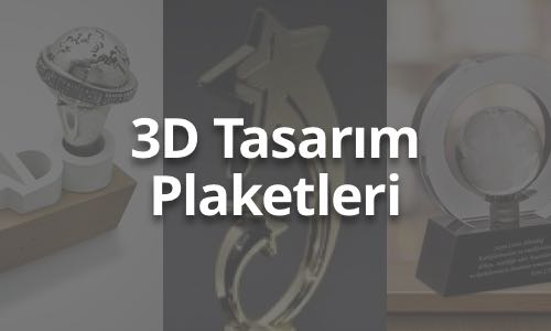 3D Tasarım Plaketler